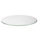 Glass Clock Dome Cover Transparent Reusable Convex Panel for Wall Clock Fixing