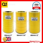 Q1 Premium Masking Tape Roll 24/36/48mm Sleeve Painter Professional Tape 110c
