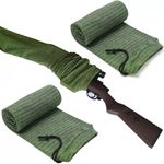 3pcs Gun Sock Covers Silicone Treated Up To 54" Rifle Protection Sleeve Green
