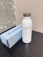 SMEG Water Bottle 500ml  White Insulated Stainless Steel | Brand New With Box