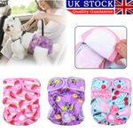 3x Female Pet Dog Pants Heat In Season Menstrual Sanitary Nappy Diaper Underwear