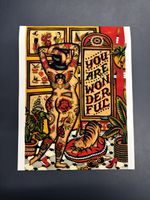 Samantha Fung Traditional Tattoo Flash Art Print 11x14”