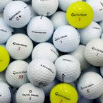 TaylorMade Golf Balls Grade A & B Mixed White Distance Lake Balls 12-100 Pack