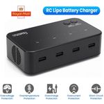 4 Ports Lipo Charger for 1S 2S 3S Battery (3.7V 7.4V,11.1V) Fast Balance Charger