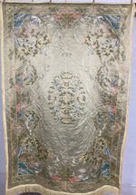 Antique Chinese Silk Birds and Floral Embroidery Home Decor Panel 201x139cm