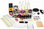 126PCS DIY Candle Making Kit Adults Soy Wax Set with Wicks Melting Pot Dyes Tool
