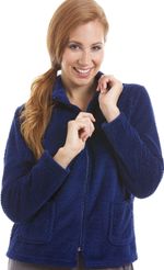 Camille Womens Supersoft Zip Up Bed Jacket