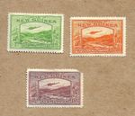 New Guinea 1939 Airmail Set of 3. Mint/Hinged. Scott C46 C47 C48
