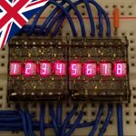 🇬🇧 2pcs HPDL-1414 alphanumeric red 17-segment LED bubble display,retro vintage