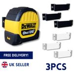 Slim Tape Measure Holder Wall Mount Bracket Clip for Shed Van or Workshop (3PCS)