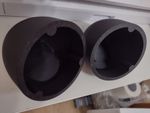 DS18 TWX1 Pair of 3.8" Custom Plastic Angled Speaker Pods