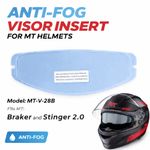 MT Stinger 2  Braker  Clear Anti-Fog Visor Insert  MT-V-28B DKS435
