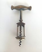 Rare Antique German "ORIGINAL" Split-Frame Spring Corkscrew – Excellent Working