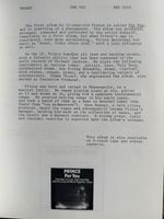 PRINCE For You Vinyl Promo Warner Bros Records April 1978 Record Release Guide