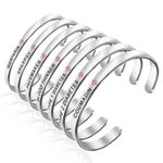 Medical Alert Adjustable Bracelet Stainless Steel Epilepsy Diabetes Pacemaker UK