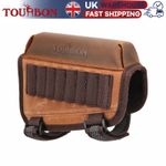 TOURBON Canvas Rifle Cheek Rest Riser Gun Buttstock Cover w/ Cartridge Holder UK