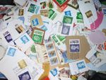 Huge 8 Kilos of Junk Kiloware GB Used Stamps Post Free - Read Full Description B