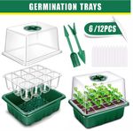 Propagator Seed Starting Tray Kits Plant Germination Box with Heightened Lids