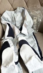5 Baby Boy Sleepsuits 9-12 Months From George New with Tags