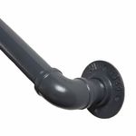 Stair Rail Banister Handrail Industrial Metal Powder Coated Elbow Style