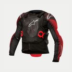 Alpinestars 2026 Youth Bionic Tech Protection Jacket Black White Red  Motocross