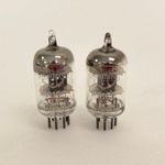 M8100 CV4010 5654 EF95 MULLARD VINTAGE PAIR VALVE TUBE - SQUARE GETTER BLACK ...