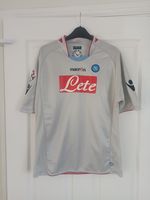 SSC NAPOLI 2009/2010 AWAY FOOTBALL SHIRT MACRON SOCCER JERSEY SIZE S ADULT