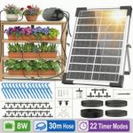 Automatic Solar Irrigation System, Garden Watering Kit Outdoor Plants 22 Modes