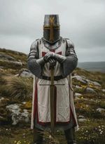 Medieval Knight Templar Armor Suit Crusader Combat Full Body Armor Suit