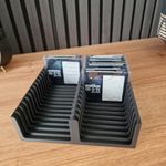 MiniDisc Tray Storage Holder Rack - Holds 30 Discs in Cases
