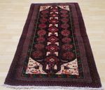 Oriental Carpet Rug Hand Made Wool Vintage Persain Area 6ft 6" x 3ft 3"