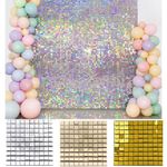 12pcs Shimmer Sequin Backdrop Wall Panels Great Events Birthday Party Backdrop