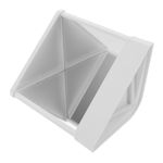 White Non Reverse Mirror True Face Reflection Makeup Vanity Table Mirror
