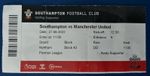 2022 2023 Manchester United V Southampton FC Football Match Ticket Stub