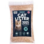 Cat Litter Wood Pellets 30L - Ultra Absorbent Natural Non-Clumping Wooden Pellet