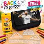 Bellingham Pencil Case Madrid School Stationary Football Personalised NLP45