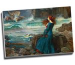 John William Waterhouse Miranda The Tempest Canvas Print Large 30x20"