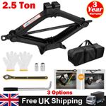 2.5 Ton Scissor Jack Set Car Auto Jack Kit with Hand Crank Wrench Lug Wrench UK