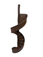 1/12 scale dolls house spiral staircase kit, wood or stone