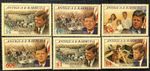 ANTIGUA& BARBUDA  STAMPS --25th ANNIVERSARY DEATH OF JOHN F. KENNEDY -- SET OF 6