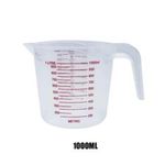 Measuring Cup Jug pour Spout Kitchen Supplies Tools 250/500/1000ML Plastic