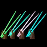  Share 1 Pair LED Light Up Drum Sticks Luminous Fluorescent Drumsticks Music St
