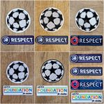 Champions League Starball Respect Foundation Patch Badge 2009-2025 Heat Transfer