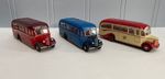Set of 3 Bedford O.B 1:76 scale single decker coaches