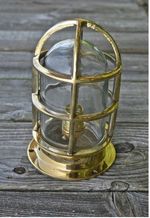 Nautical Solid Brass Swan Neck Wall Light Marine Ship Passageway Bulkhead Lamp