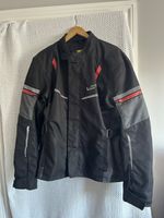Linstrands Motorcycle Jacket Black Grey Size 58 Or L Excellent Condition Used