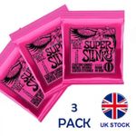 3/1 Sets Ernie Ball 2223 Super Slinky Nickel Wound Electric Guitar Strings 9-42