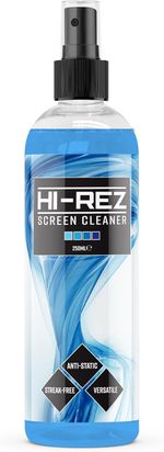 Hi-Rez - Screen Cleaner Spray 250ml - Streak-Free Cleaning for Monitors
