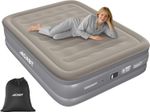 ADABT Luxury King Size Air Bed, Inflatable Air Mattress Built-in Electric Pump