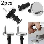 2X Toilet seat Fixings Quick Release Ancable Universal Toilet Seat Top Fittings